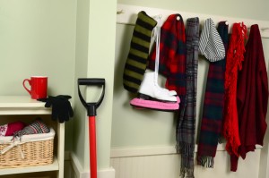 Organized Mudroom in Winter - Total Storage Self-Storage